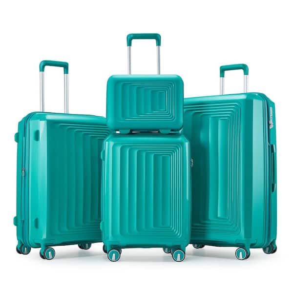 Nivencai 4-Piece Luggage Set (14/20/24/28), Hard Shell Lightweight TSA Lock Carry on Expandable Suitcase with Spinner Wheels