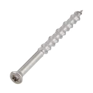 Marine Grade Stainless Steel #7 X 2-1/4 in.Wood Trim Screw 5lb (Approximately 650 Pieces)