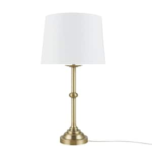 Aelorian 21.75 in. Antique Brass Table Lamp