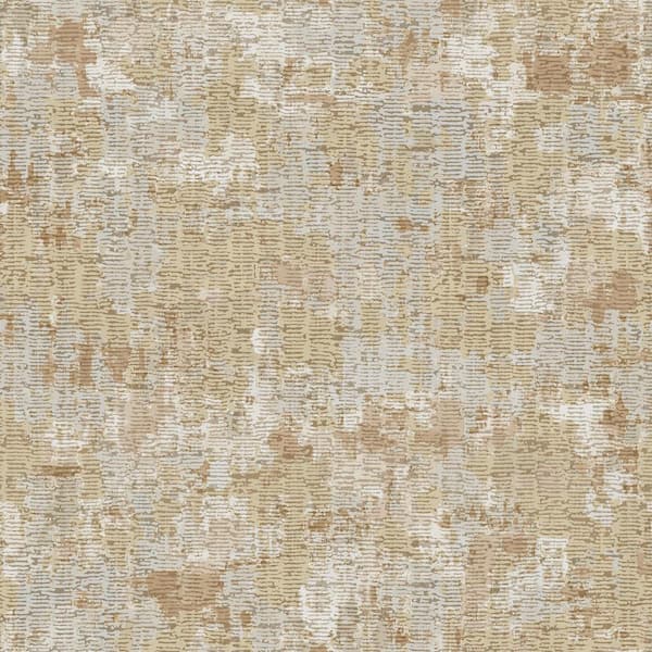 Unbranded Italian Design Beige Crackle Bark Effect Matte Finish Non-Pasted Vinyl on Non-Woven Wallpaper Sample