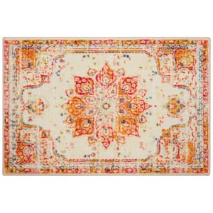 Empearal Red 3 ft. x 5 ft. Oriental Area Rug