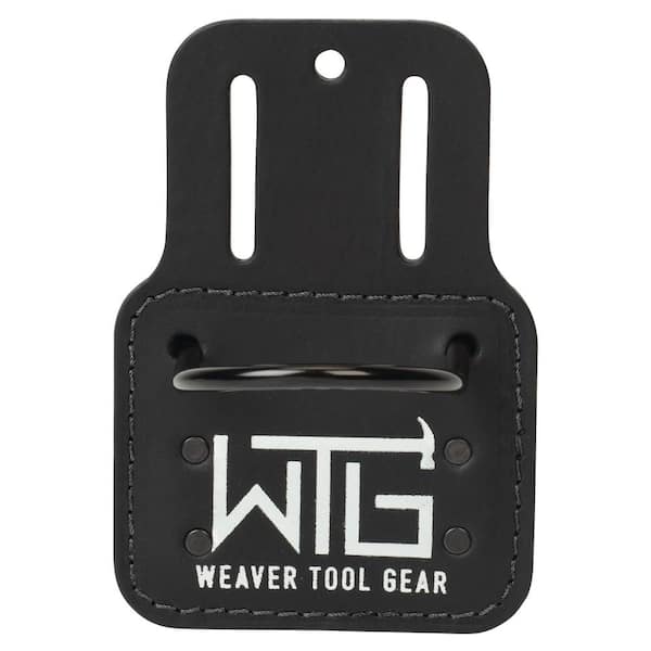 Weaver Tool Gear 2 in. Tool Belt Hammer Holder Leather Black
