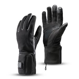 Unisex Small 3-in-1 Rechargeable Heated Gloves with Lithium-Ion Battery and Charger (2-Pairs of Gloves)