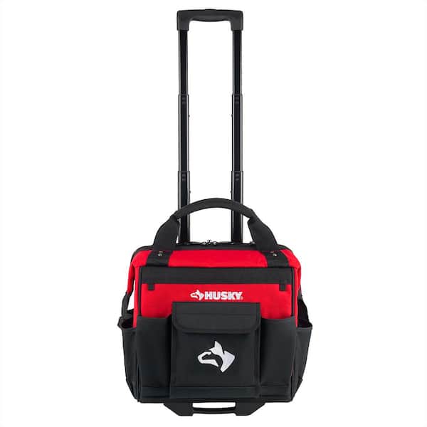 Husky - 14 in. 13 Pocket Rolling Tool Bag