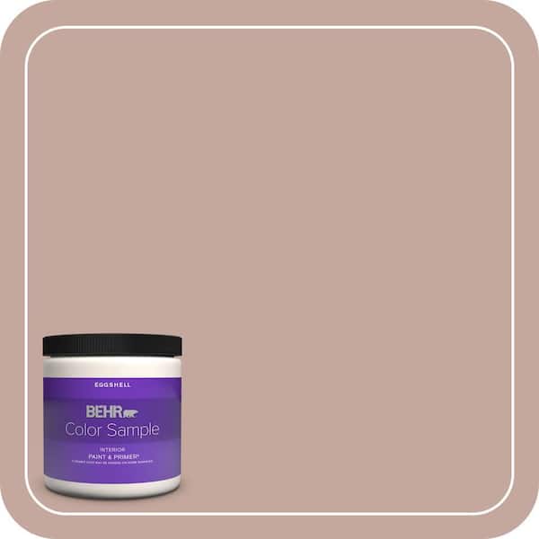 BEHR PREMIUM PLUS 8 oz. Home Decorators Collection #HDC-NT-06 Patchwork Pink Eggshell Enamel Interior Paint & Primer Color Sample