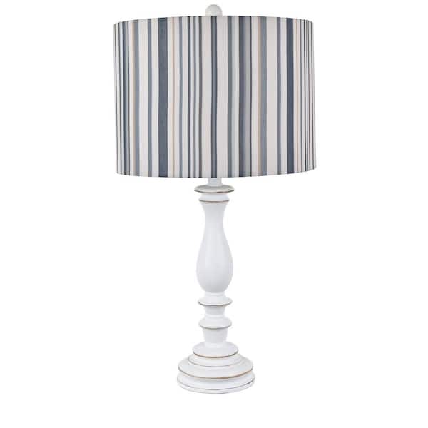 Crestview Collection Maribelle Multi Stripe Table Lamp