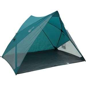 2 Hub 4 Person UV Resistant Polyester Beach Tent Shelter