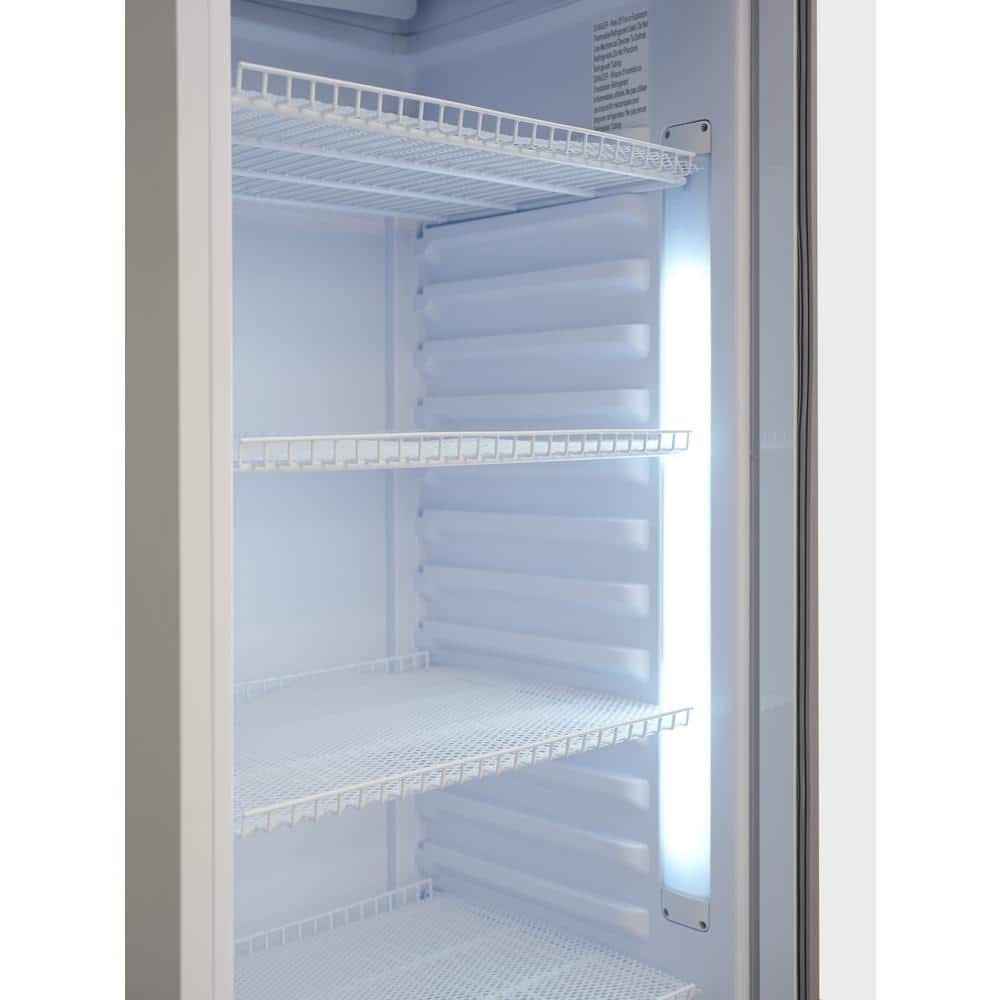 24 in. White One-Door Commercial Merchandiser Refrigerator