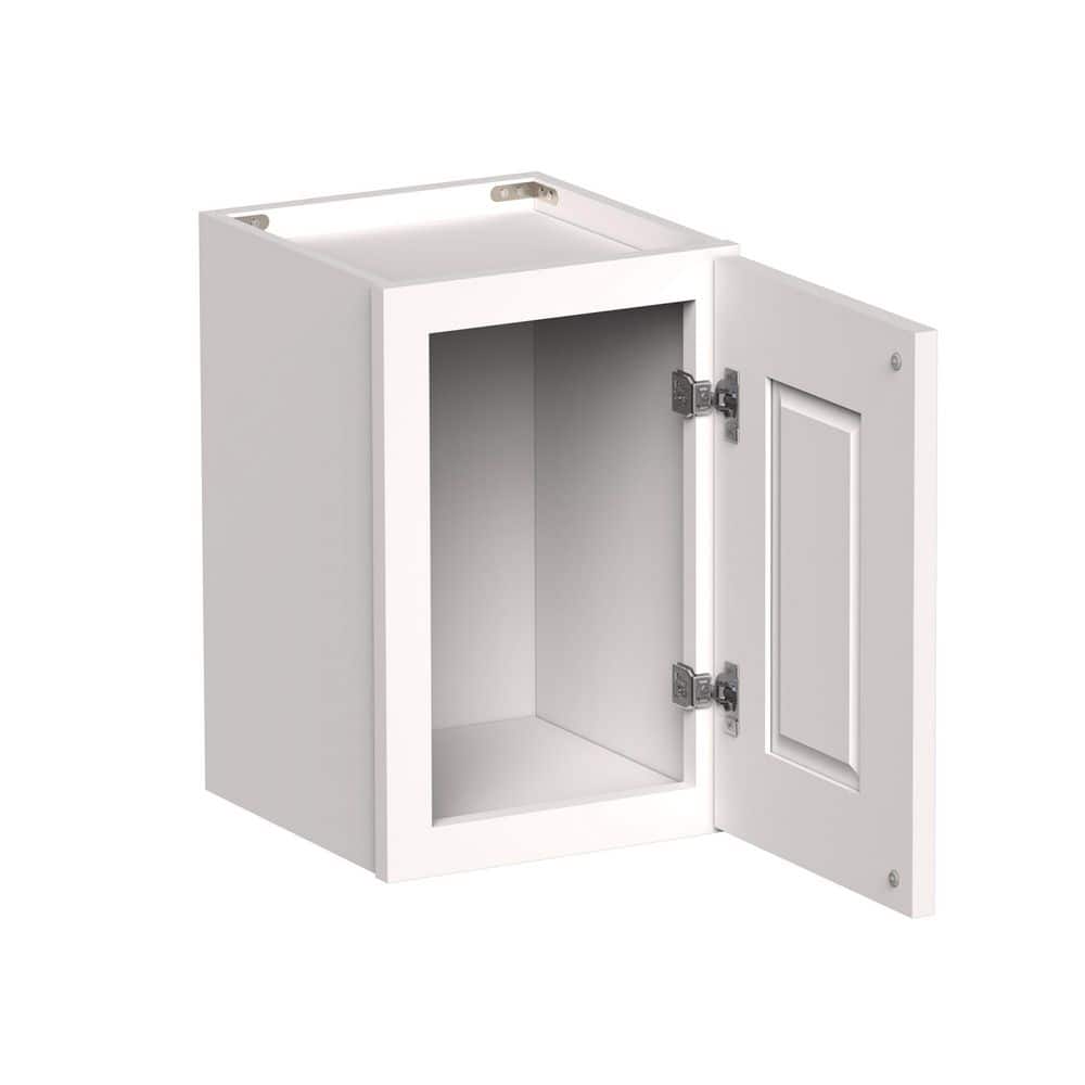 12 in. W x 12 in. D x 18 in. H HDF Ready to Assemble Short Wall Cabinet Kitchen Cabinet in White w/ 1 Door price history on PriceWatchPro