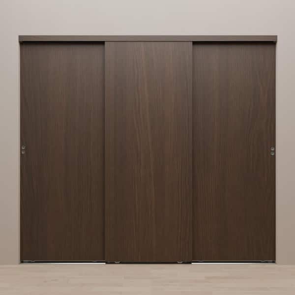 Impact Plus 96 in. x 96 in. Smooth Flush Solid Core Espresso MDF
