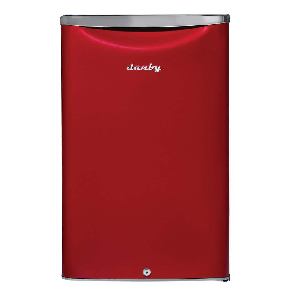 Danby Contemporary Classic 4.4 cu. ft. Mini Fridge in Metallic Red without Freezer