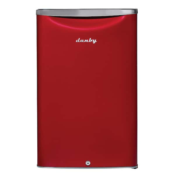 Danby Contemporary Classic 4.4 cu. ft. Mini Fridge in Metallic Red without Freezer
