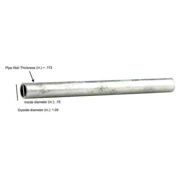 Southland 3/4 in. x 10 ft. Galvanized Steel Pipe 564-1200HC - The