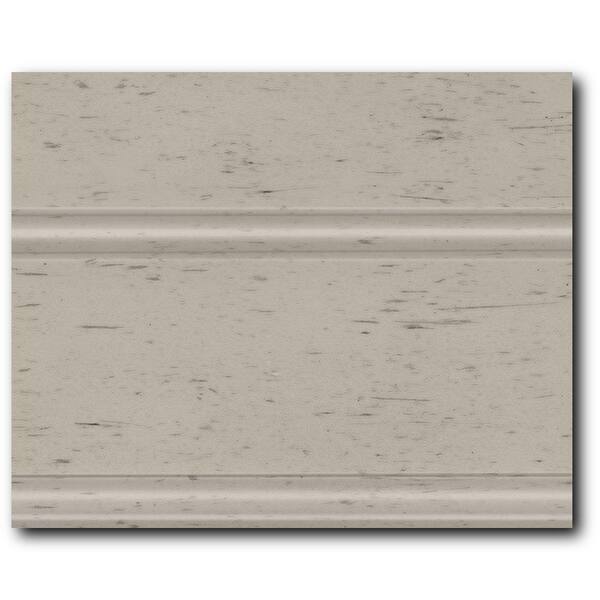 KraftMaid 4 in. x 3 in. Finish Chip Cabinet Color Sample in Aged Concrete Maple