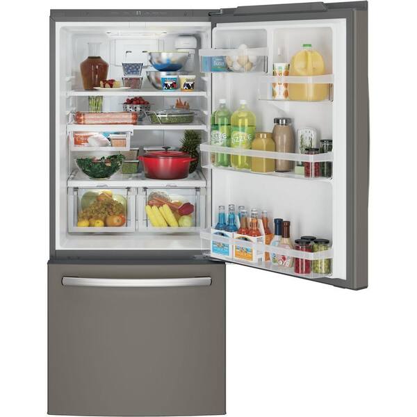 ge slate refrigerator bottom freezer