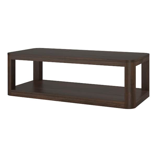 Meyer&Cross Stellan 47.25 in. Alder Brown Rectangle MDF Top