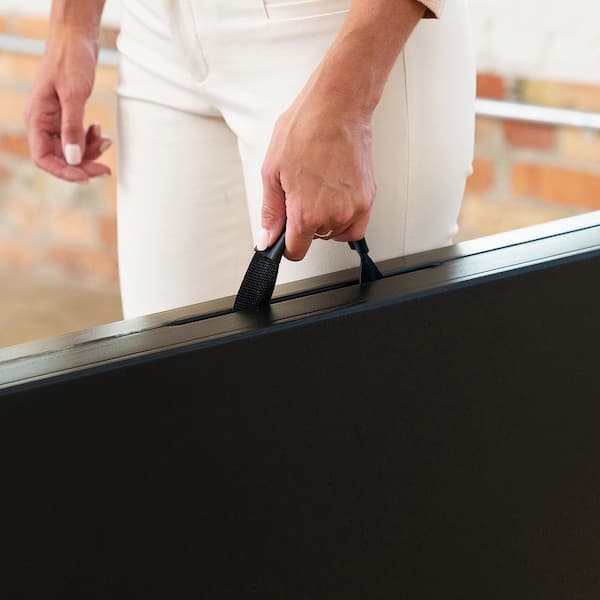 Lifetime 72 in. L Rectangle Black Resin Top Fold-In-Half Table