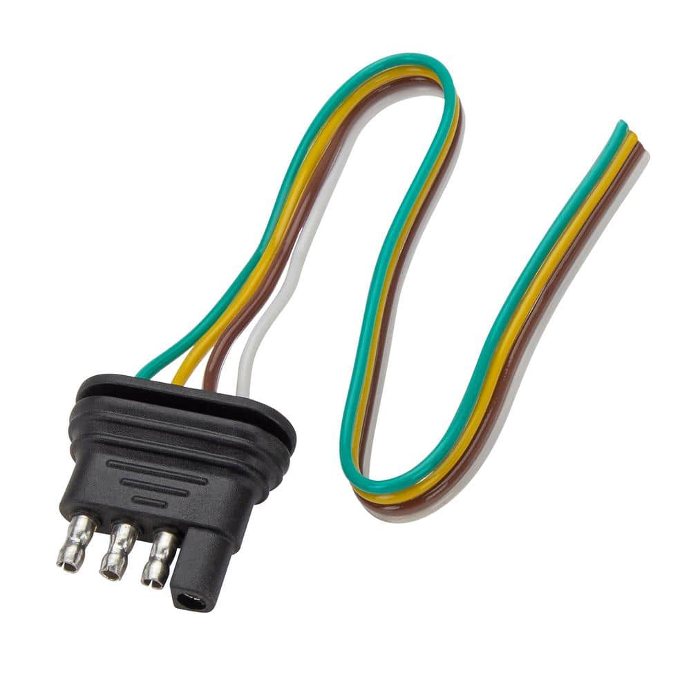 TowSmart 12 in., 4-Way Flat Trailer Wiring Connector 1441 - The