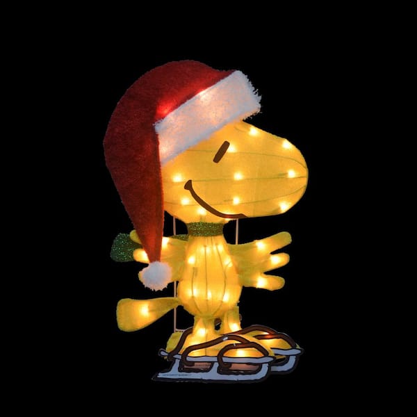 Peanuts 24 in. 2D Pre-Lit Yard Art Skating Woodstock 86225_L2D_MYT ...