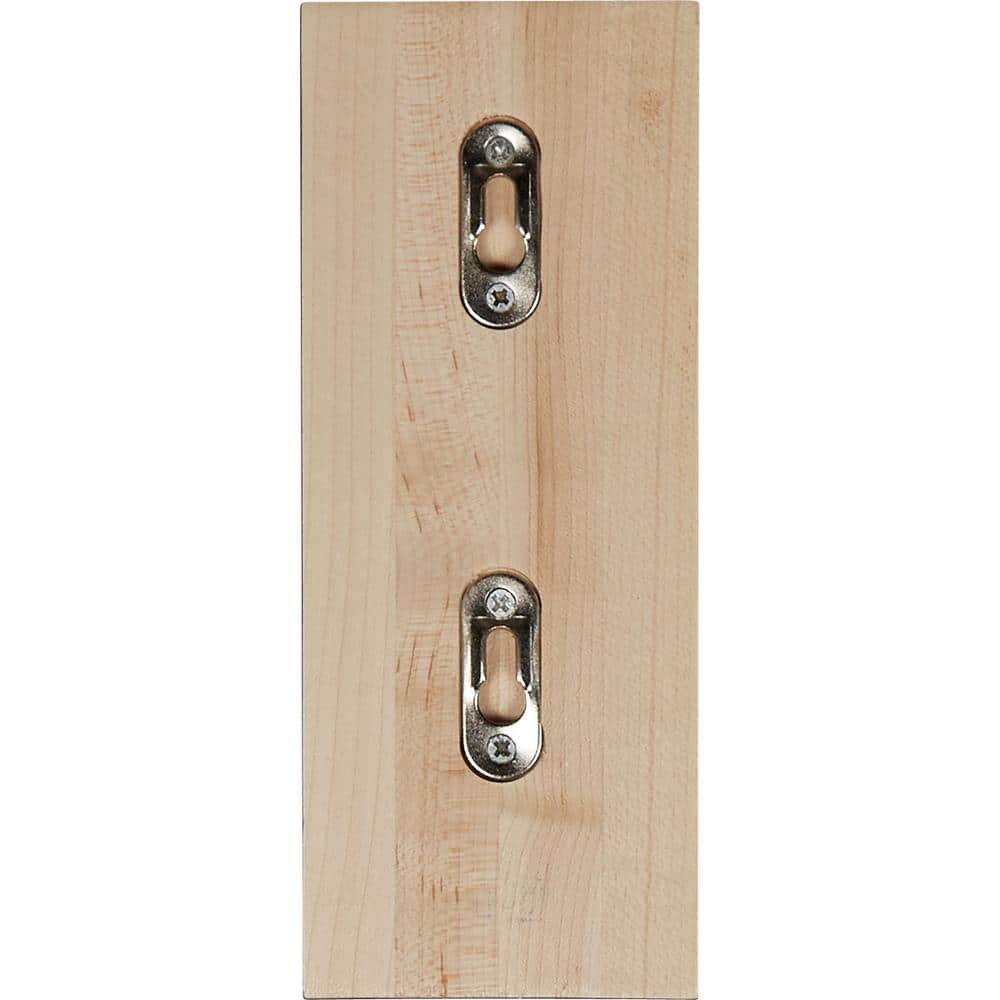 Alder Wood 8" Hand-Carved Decorative Corbel