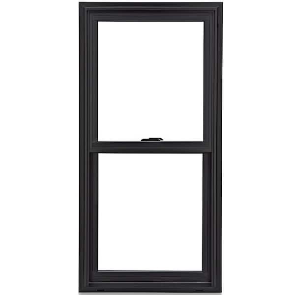 Andersen 31-1/2 in. x 59-1/2 in. 100 Series Black Double-Hung
