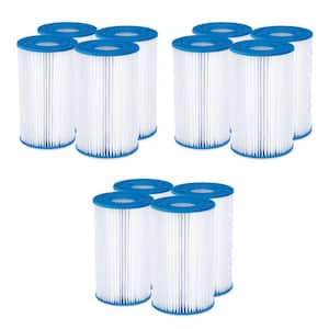 Replacement 25 sq.ft. Type A/C Pool and Spa Filter Cartridge (12-Pack)