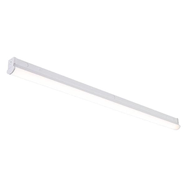 4 ft. Garage Workshop LED White Strip Light Fixture 3600LM 40W 120V Bright White 4000K Hardwire Non-Dimmable