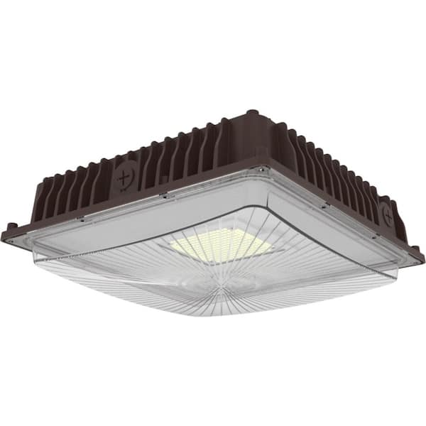150-Watt Equivalent Integrated LED Bronze Water Resistant IP65 Canopy Light 3000/4000/5000K 39900