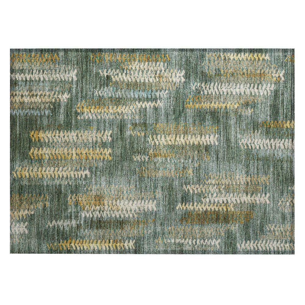Chantille Machine Washable Indoor/Outdoor Abstract ACN2892 Aloe 2 ft. x 3 ft. Accent Rug price history on PriceWatchPro