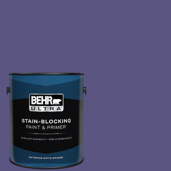 BEHR ULTRA 1 gal. #PPU16-01 Aurora Splendor Satin Enamel Exterior Paint & Primer