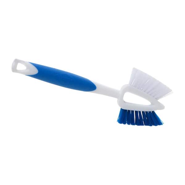Clorox 2-in-1 Tile And Grout Brush White And Blue - Shop Brushes