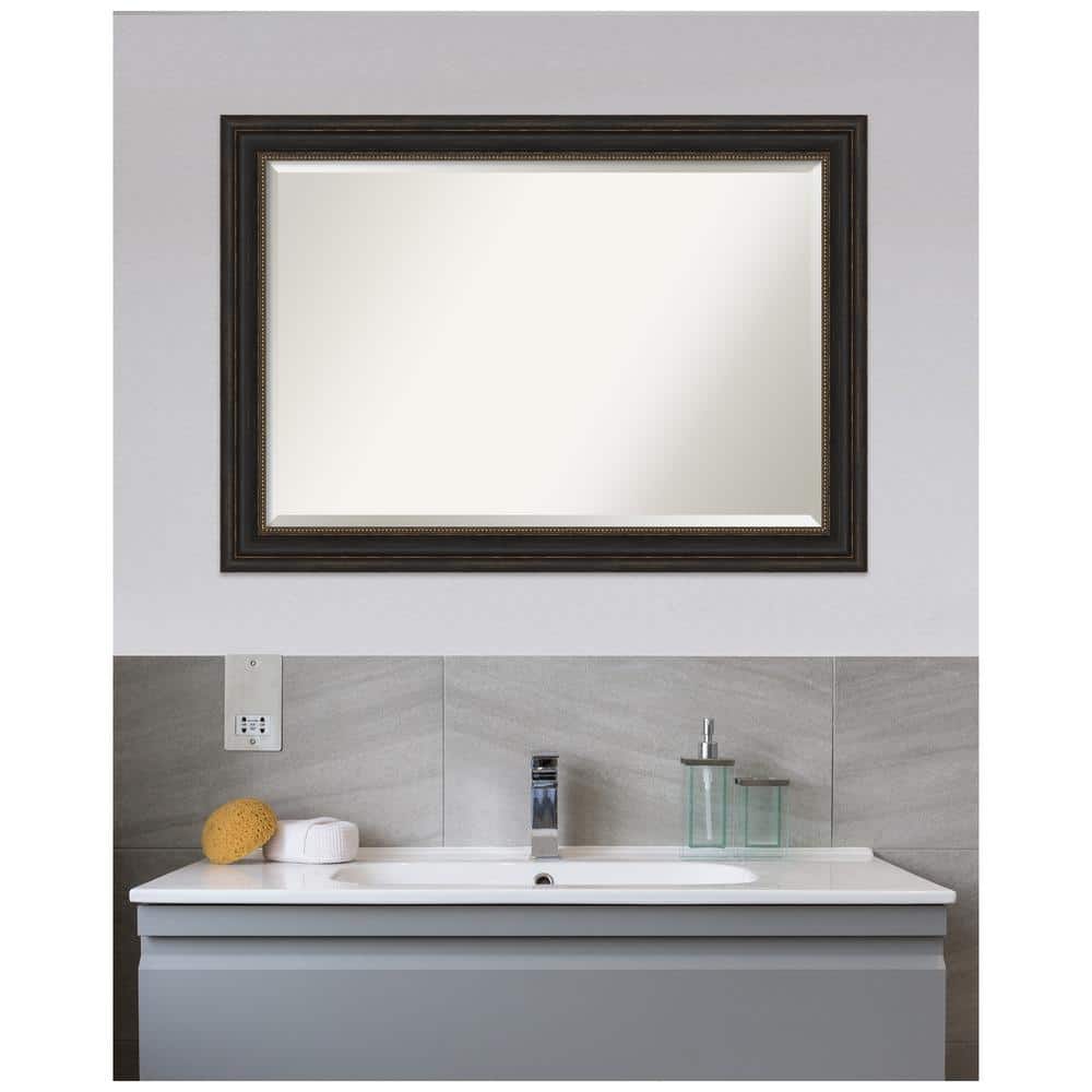 Accent Bronze Rectangular Bathroom Vanity Mirror 41 x 29 Inches