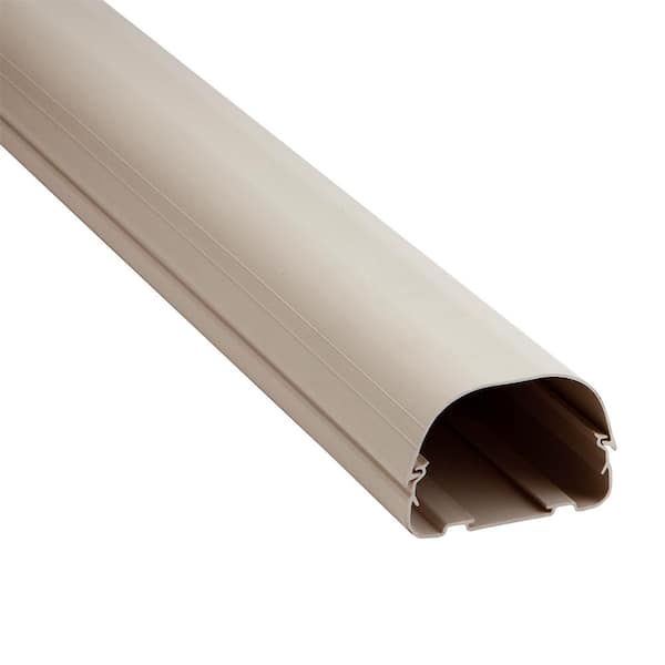 RectorSeal Fortress Lineset Covers 3.5" Duct 7.5' Length, Ivory 92