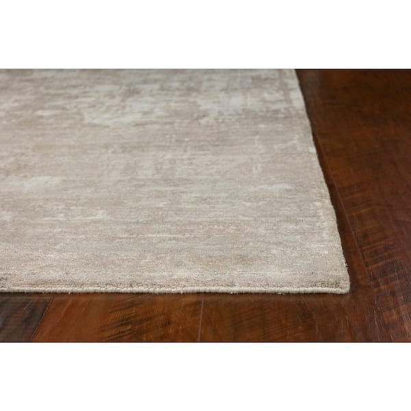 Astrid Beige 9 ft. x 12 ft. Distressed Casual Hand-Loomed Area Rug