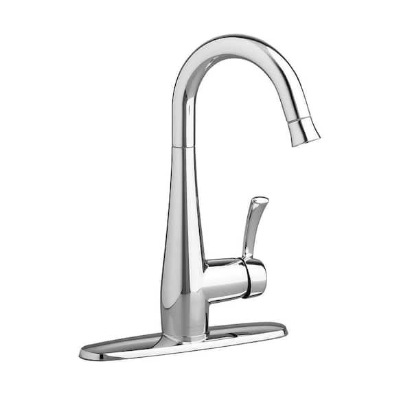 American Standard Quince Single-Handle Bar Faucet with Pull-Down Sprayer in Polished Chrome