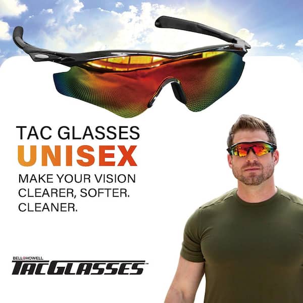 As Seen On TV Tacglasses 2.0 Self Cleaning Sunglasses for Men & Women