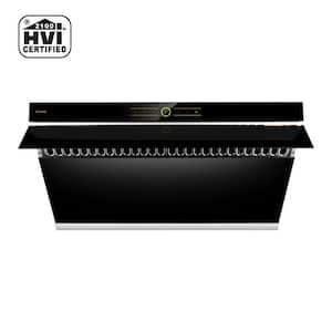Slant Vent Series 36 in. 850 CFM Under Cabinet or Wall Mount Range Hood with Touchscreen in Onyx Black