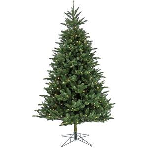 7.5 ft. Norway Spruce Artificial Christmas Tree with LED Lights