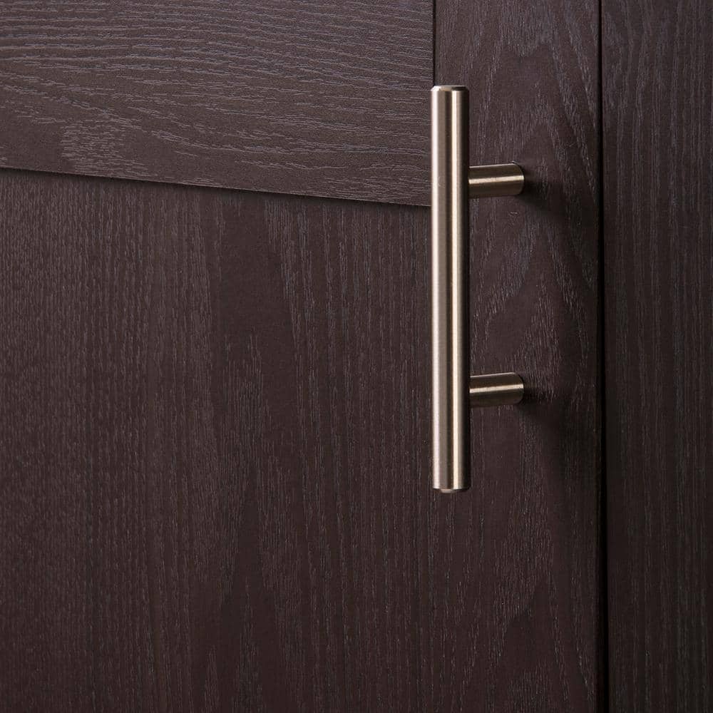 Modern Stainless Steel Bar Pull Cabinet Handles with Mounting Hardware
