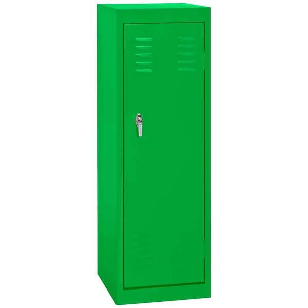 Sandusky 15 in. W x 15 in. D x 48 in. H Single Tier Welded Steel Locker in Primary Green
