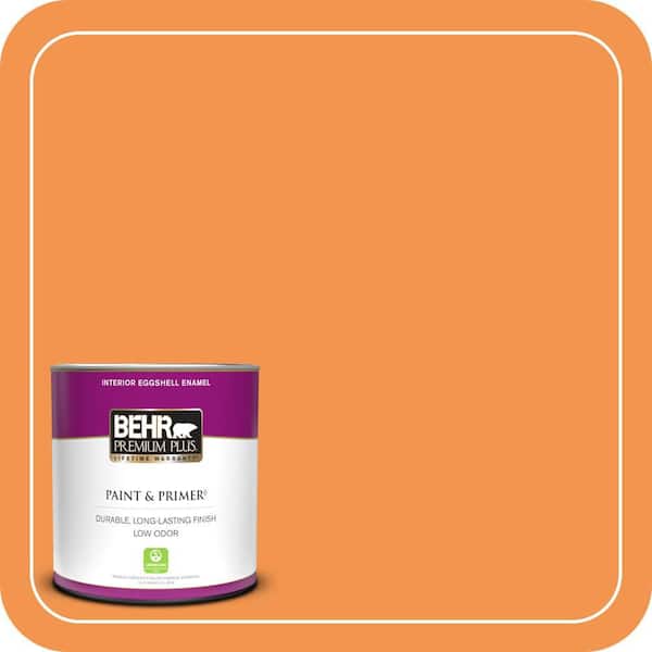 BEHR PREMIUM PLUS 1 qt. #P230-6 Toucan Eggshell Enamel Low Odor Interior Paint & Primer