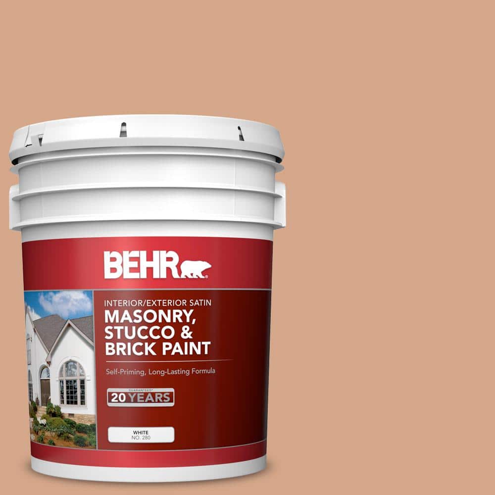 5 gal. #PPU3-11 Autumn Air Satin Interior/Exterior Masonry, Stucco and Bric