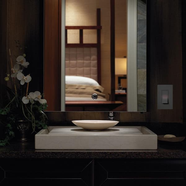 Claro On/Off Switch with Locator Light, 15-Amp/Single-Pole, Biscuit (SC-1PSNL-BI)