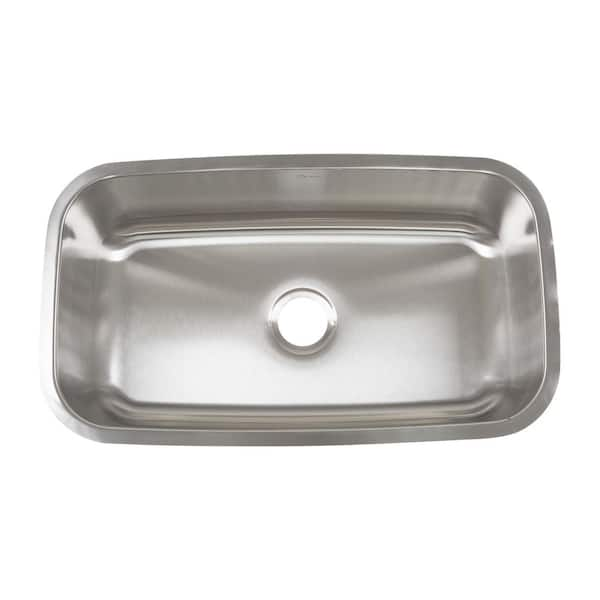 Yosemite Home Decor Undermount Stainless Steel 32 in. Single Bowl Kitchen Sink in Satin