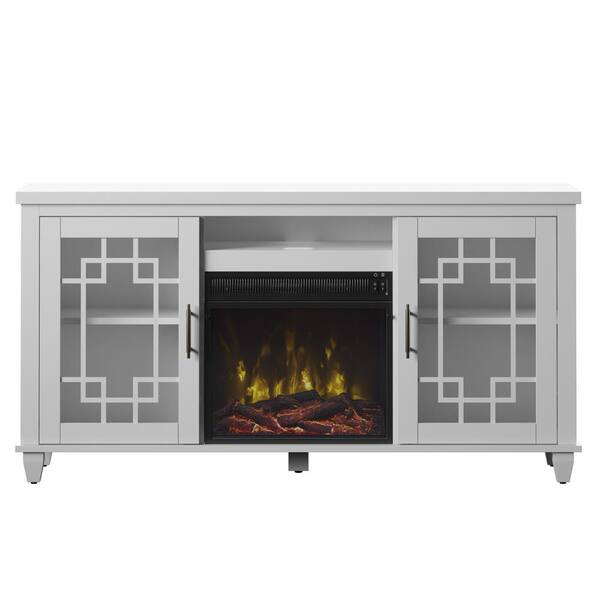 Twin Star Home 54.5 in. Freestanding Electric Fireplace TV Stand in
