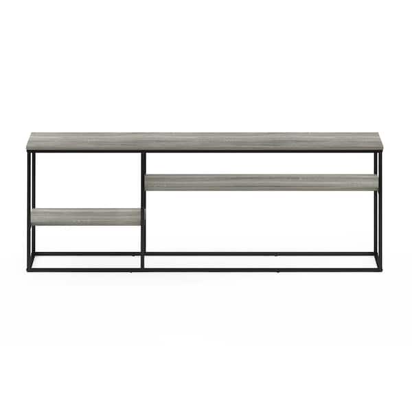Furinno Moretti 60 in. French Oak Grey Modern Lifestyle TV Stand Fits TV's up to 65 in.