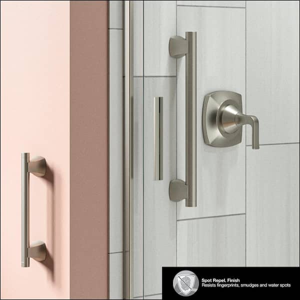 Rubicon 9 in. Grab Bar in Vibrant Brushed Nickel