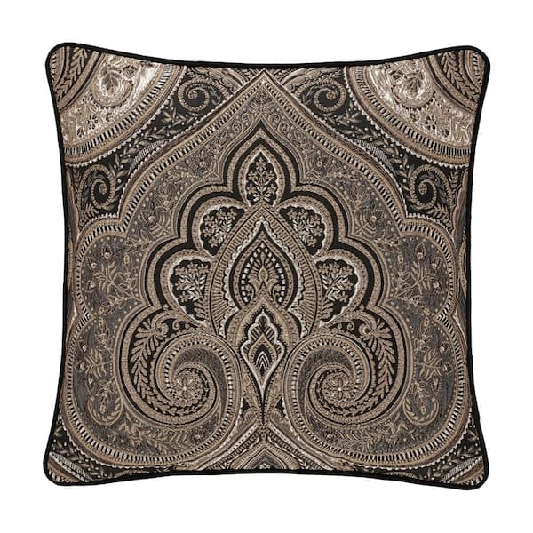 Unbranded Camina Brown Polyester 20 in. Square Decorative Throw Pillow 20 x 20 in.