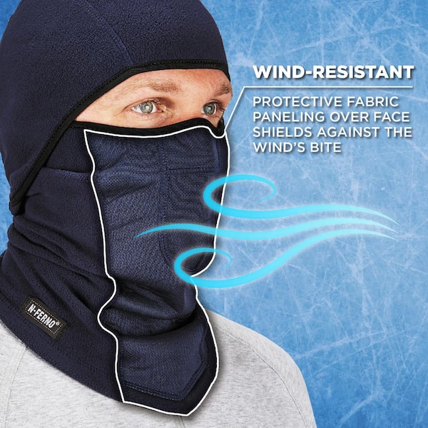 Ergodyne N-Ferno 6823 Balaclava Ski Mask Wind-Resistant Face Mask Hinged Desi... 