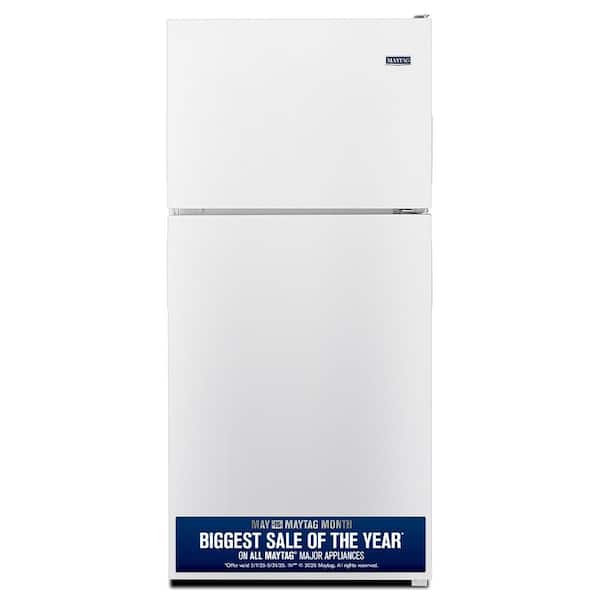 18 cu. ft. Top Freezer Refrigerator in White